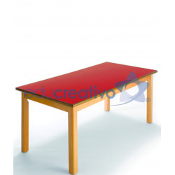 Mesa rectangular madera - melamina